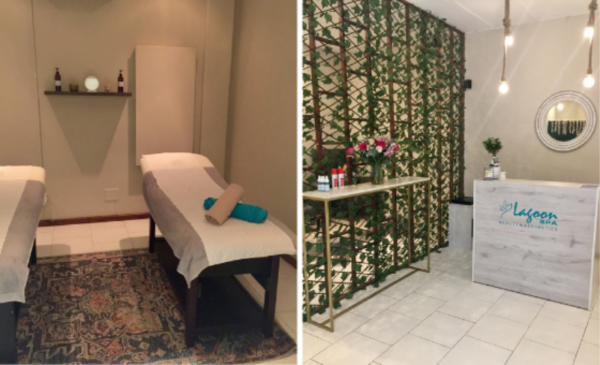 a couple's pamper package from lagoon spa in Umhlanga ridge