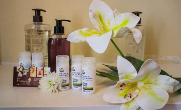 spa products from heaven on earth day spa