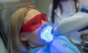 A zoom teeth whitening treatment at La Glace Empire