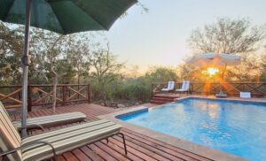 2-night safari stay Royale Marlothi Safari Camp accommodation 4 people