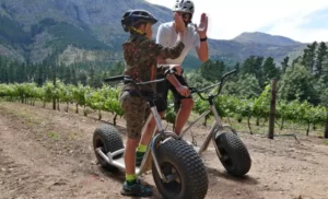 gravity scooter tour Franschhoek