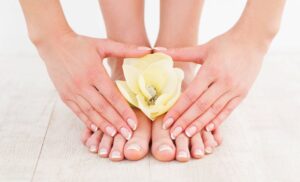 a comprehensive manicure and pedicure deal from windrush nail bar