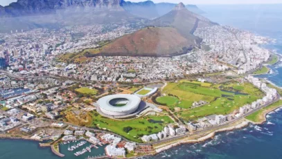 Aerial View of Cape Town