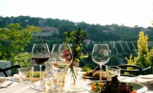 A three-course meal at Priva Restaurant