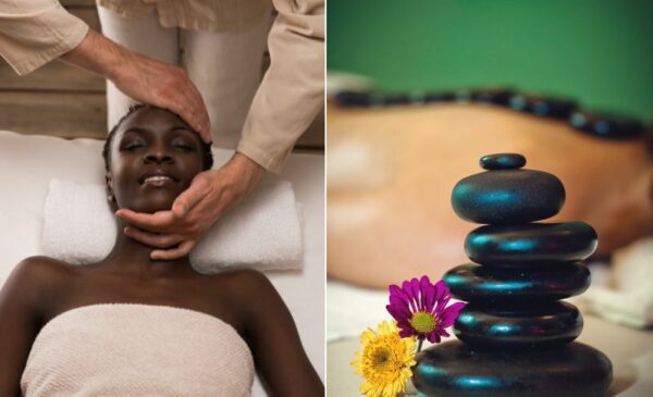 hot stone massages couple niche aesthetic elements full body massage head massage foot massage umhlanga