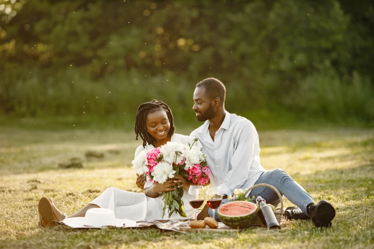 Romantic picnic