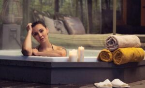 A massage package and ozonated Jacuzzi experience