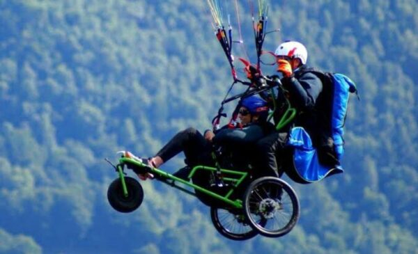Tandem Paragliding Experience for the disabled in Cape Town