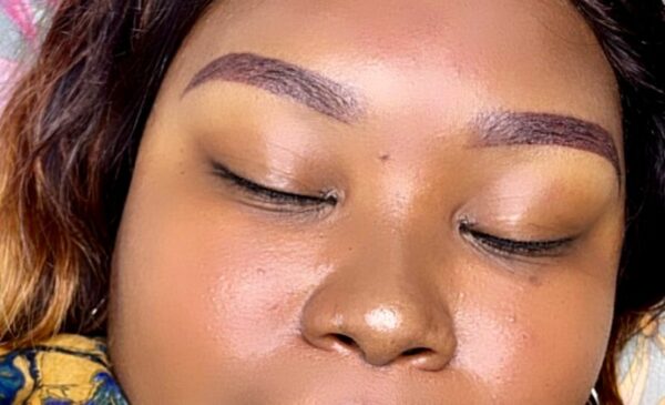 ombré brows from a mobile beauty therapist