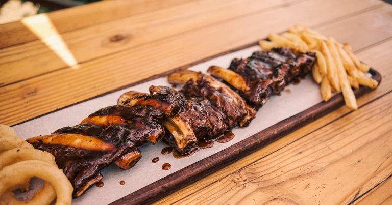 Capital Craft Beer Academy ribs and sides - Restaurants in Pretoria