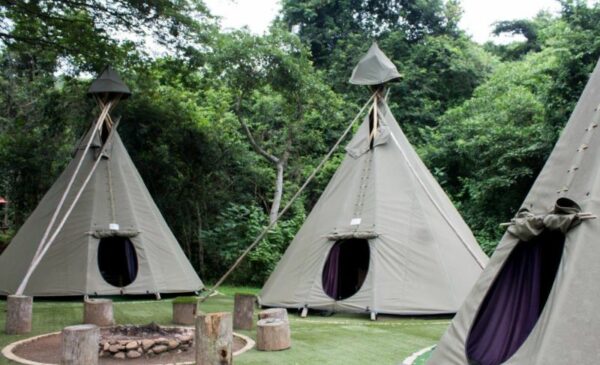 A 1-Night TeePee Stay for 4 People Including Breakfast and Dinner