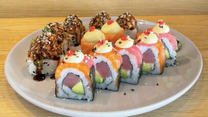 A 36-Piece Sushi Platter and Dessert to Share on Kloof Street