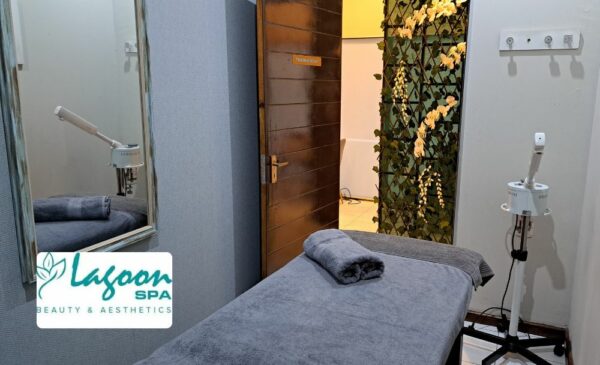 A treatment area at Lagoon Spa Beauty and Aesthetics in Umhlanga Rocks