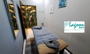 A treatment area at Lagoon Spa Beauty and Aesthetics in Umhlanga Rocks