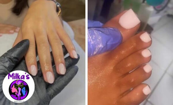 A Choice of Acrylic Tips or Gel Pedicure in Cape Town City Centre