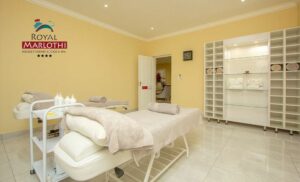 A treatment area at the Royale Marlothi Safari Lodge & Spa.