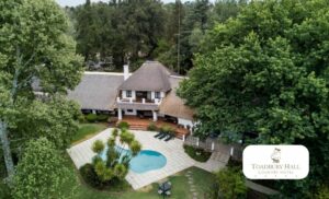 An aerial view of the Toadbury Hall Country Hotel