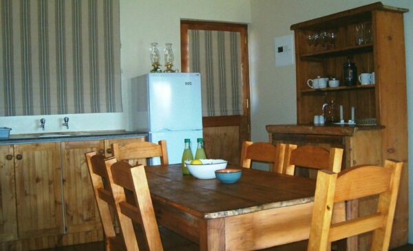 The kitchen at Akkerboom Country Cottages in Barrydale