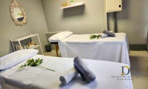 A treatment area at Delight Aesthetic Spa in Umhlanga