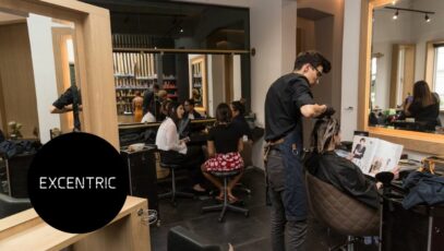 The treatment area at Excentric Hair on Kloof in Gardens
