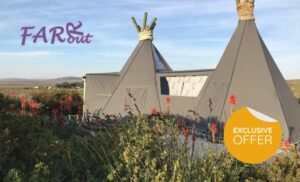 The Glamping Tent at Farr Out Guesthouse in Paternoster