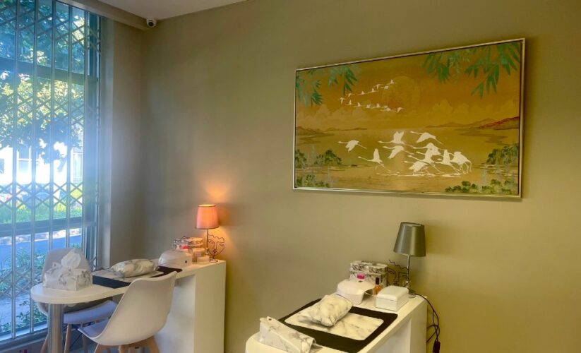 A Luxury Spa Manicure or Pedicure with Gelish in Century City