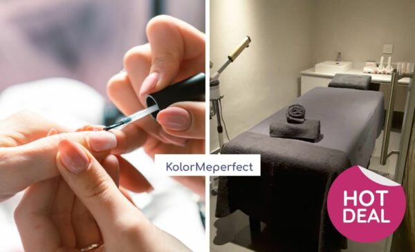 Someone getting their nails and a Treatment area at Kolor Me Perfect in Morningside