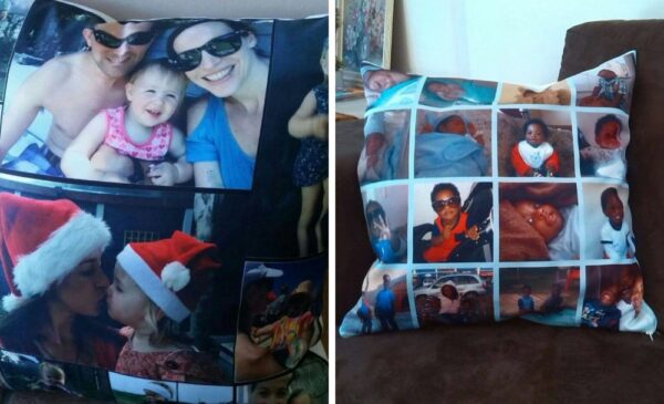 Personalized cushion covers from Memory Prints