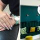 A treatment area and nails done at Milka's at Precision Beauty in Cape Town City Centre