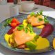 The smoked trout benedict at Auberge in Gardens