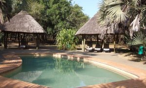 The communal pool at Bonamanzi Game Reserve in Hluhluwe
