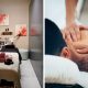 A collage of a man getting a massage and a treatment area at Chai Thai Spa in Centurion