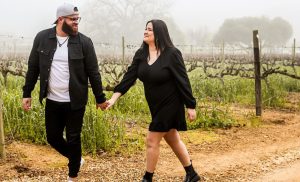 A Couple's Photoshoot with a Wine & Chocolate Pairing