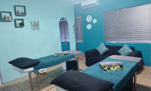 A treatment area at The Teal Orchid in Montclair