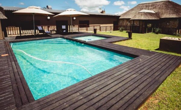 The pool at Umbono Private Game Lodge in Alexandria