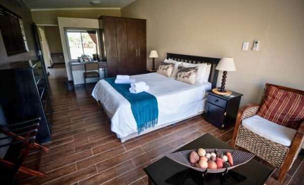A standard room at Umbono Private Game Lodge in Alexandria