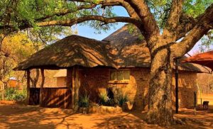 The outside of Unathi Private Gane & Bush Lodge in Brits