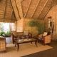 The outside lounge at the Zebra Nature Reserve in Cullinan