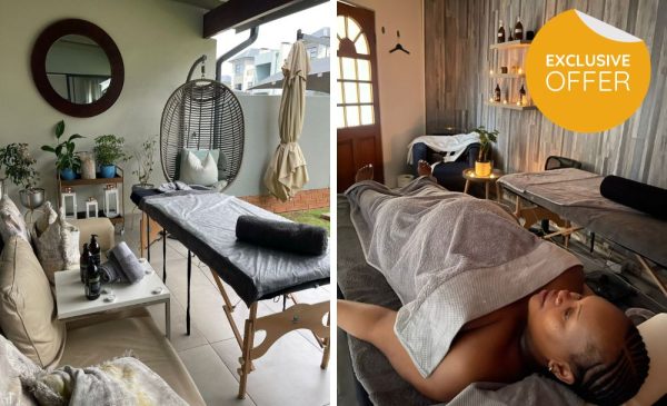 A collage of treatment areas at Zen Wellness Spa in Midrand