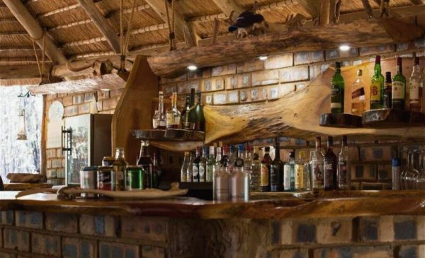 The bar at the Ranger Camp from Honeyguide Tented Safari Camp in the Entabeni Game Reserve