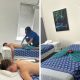 A collage of a treatment area and a couple getting a massage at Nong Khai Spa in Cape Town CBD