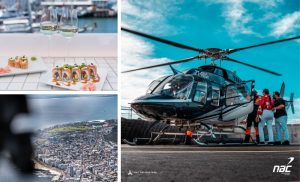 A Scenic Helicopter Flight Over Cape Town with a 3-Course Meal