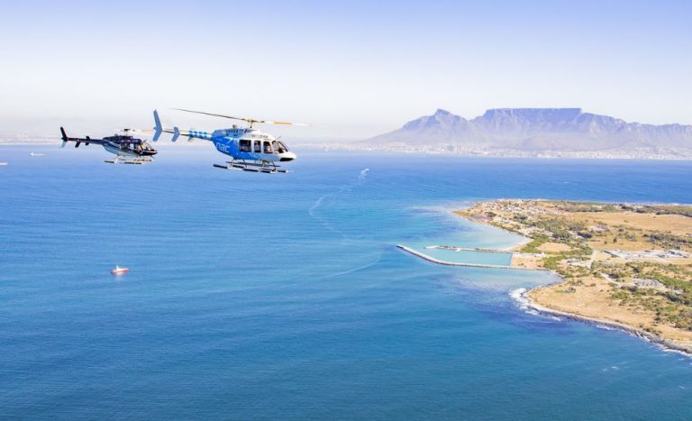 A Scenic Hopper Flight Over Cape Town