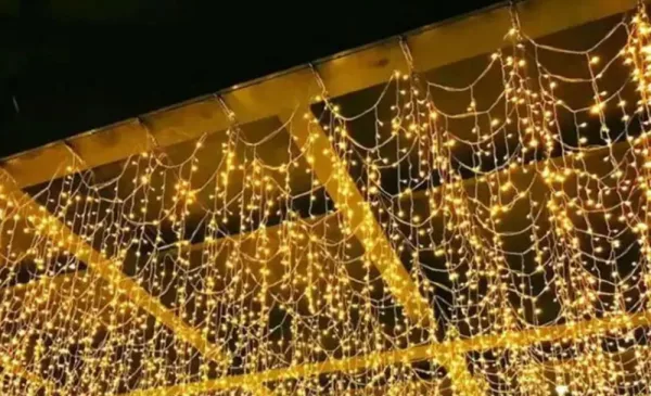 LED Solar Curtain Fairy Light
