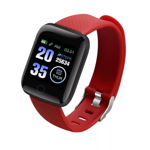 116Plus Sports Touch Screen Tracker Smart Bracelet- USB Charging_2