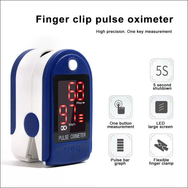 Pulse OLED Display Fingertip Oximeter- Battery Operated_5