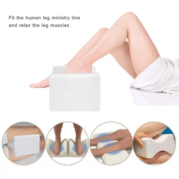 Memory Foam Orthopedic Side Sleeper Leg Pillow_4