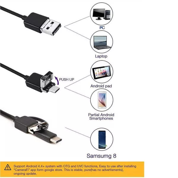 1200P HD Waterproof Endoscope 5M Length- USB Powered_7