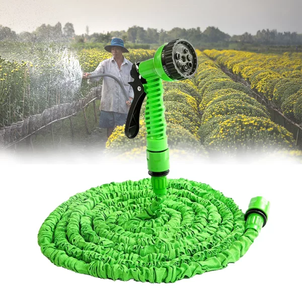 High Pressure Expandable Retractable Garden and Car Hose_4