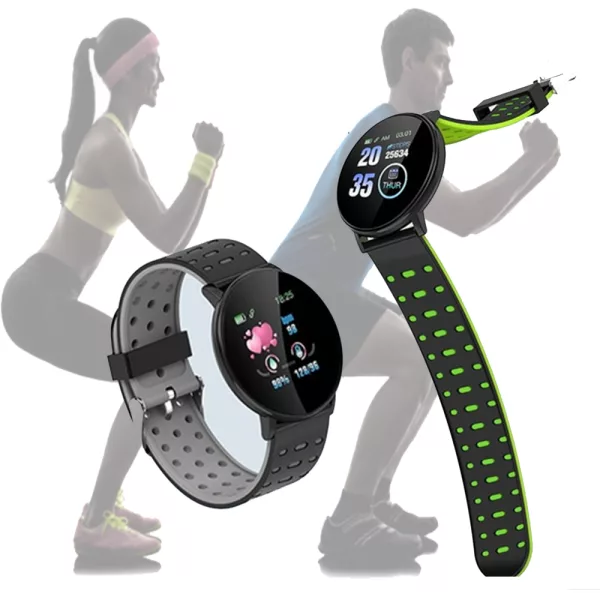 Bluetooth Smartwatch Blood Pressure Monitor Unisex and Fitness Tracker- USB Charging_1